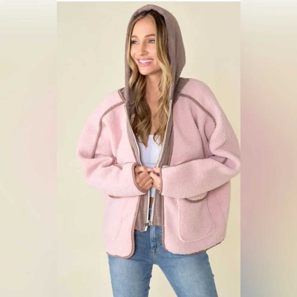 Faux Suede jacket size L/XL - Picture 1 of 4